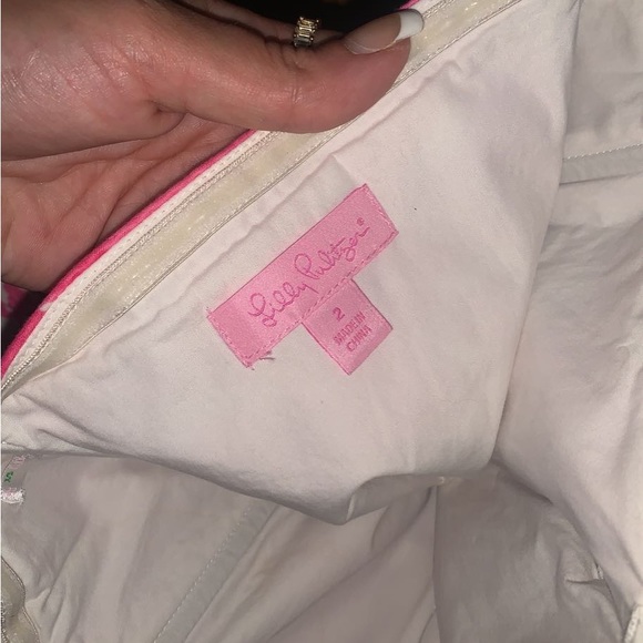 Strapless Hotty Pink Cherry Begonias Lilly Pulitzer Dress - Picture 4 of 6